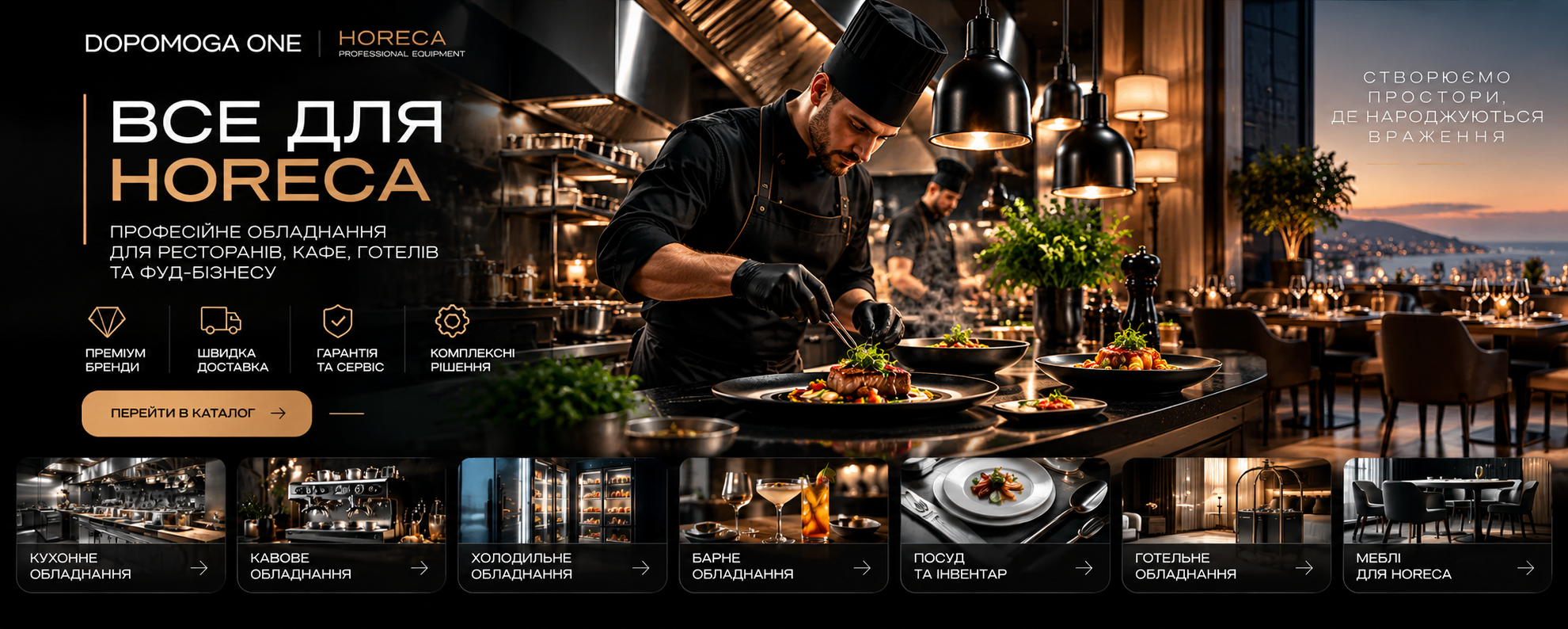 DOPOMOGA ONE HoReCa — професійні рішення