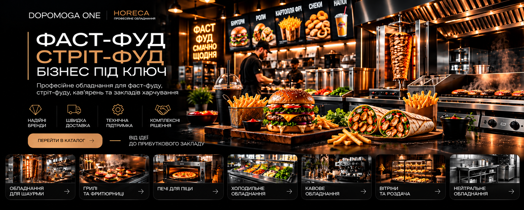 DOPOMOGA ONE HoReCa — професійні рішення